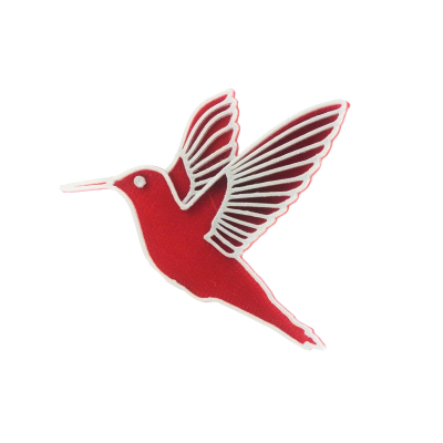 Kolibřík ruby red/silver